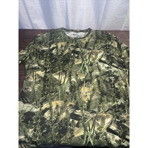 Paramount Outdoors Fishouflage Bass Camo Short Sleeve Shirt Size 2XL